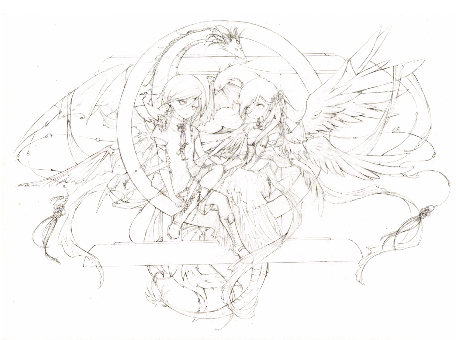 1500x1120 Gemini Feng Huang By Chocobikies