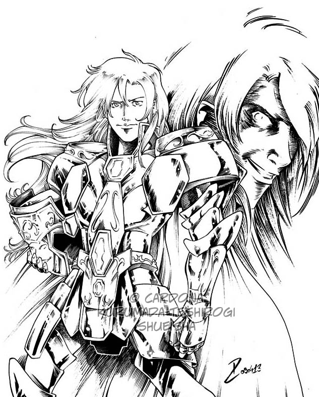633x786 Saint Seiya Lost Canvas Deuteros Gemini By Dekarogue