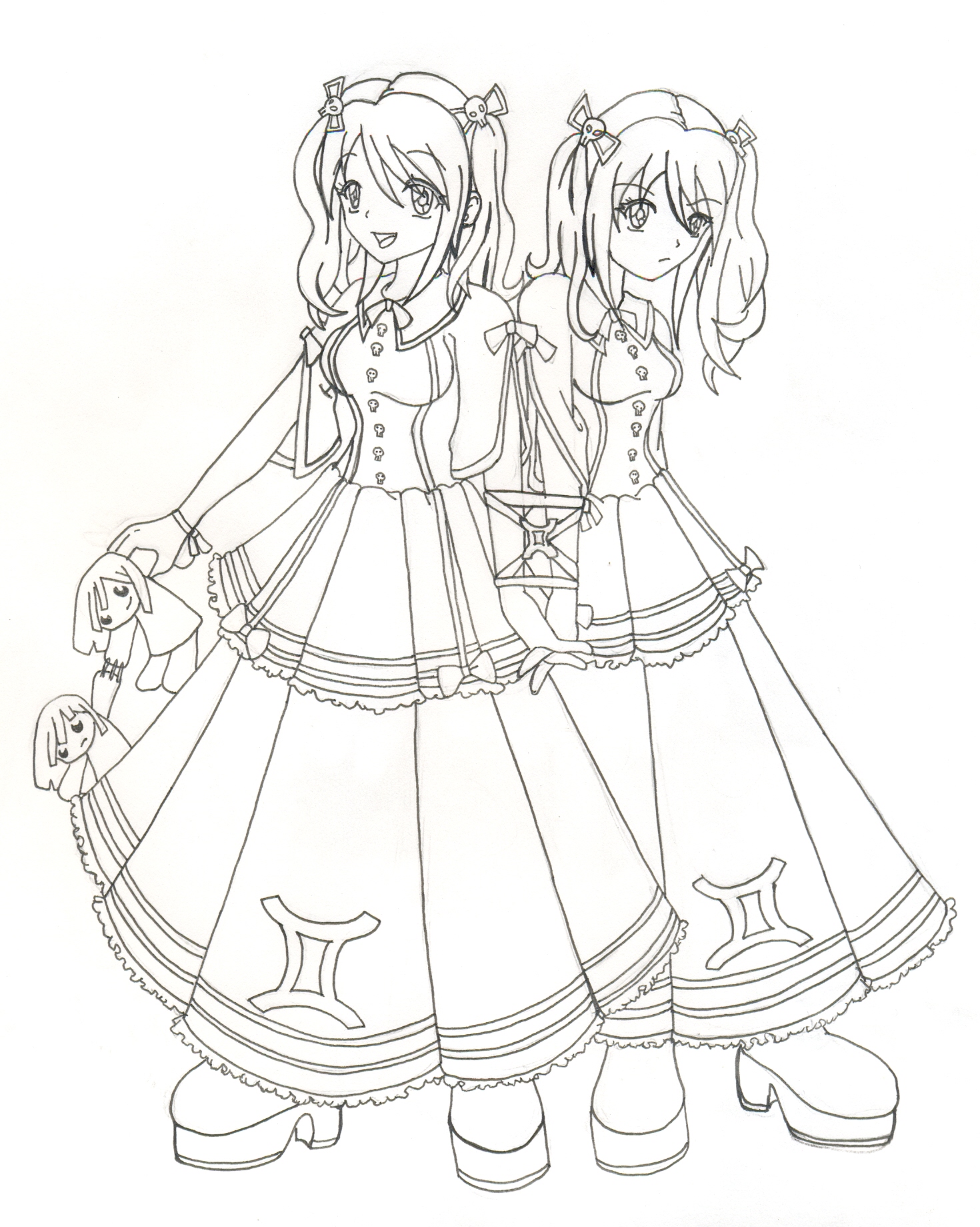 1470x1839 Zodiac Gemini By Falry