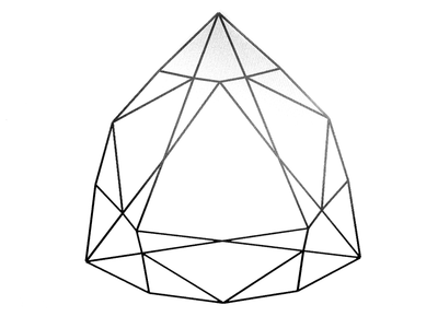 400x300 Gemstone Cutting Patterns Vector Elements, Round Deux By Simon H