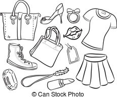 231x194 Gemstones Doodle Vector Clipart