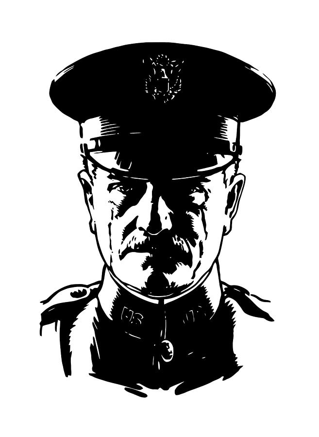 657x900 General John Pershing Digital Art By War Is Hell Store