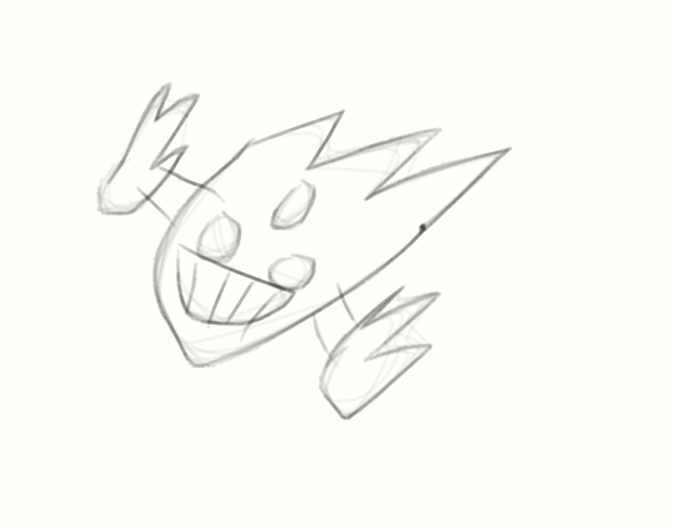 620x484 Mega Gengar Sketch By Ultimateumbreonart
