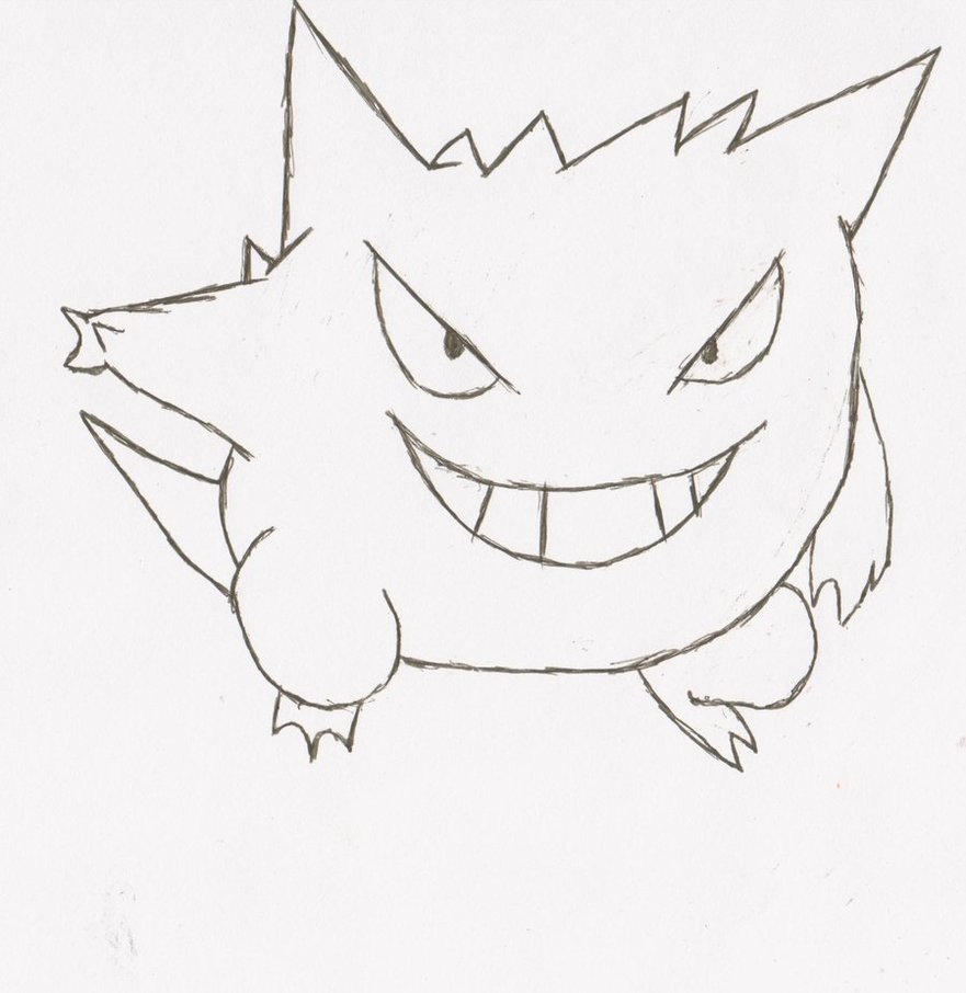 881x906 Pokemon Gengar By Space Nazi