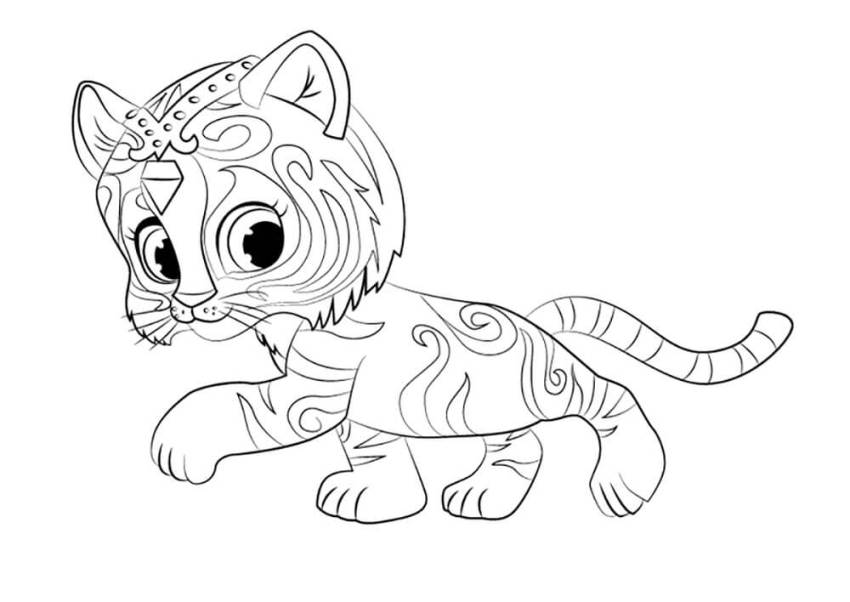 850x602 Shimmer And Shine Coloring Pages Of 2017 Birthdays