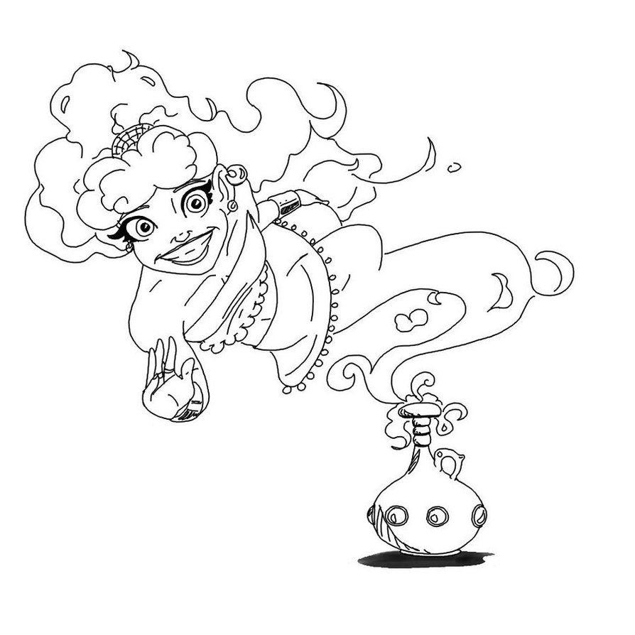 894x894 Genie Of The Bottle By Immortaltom