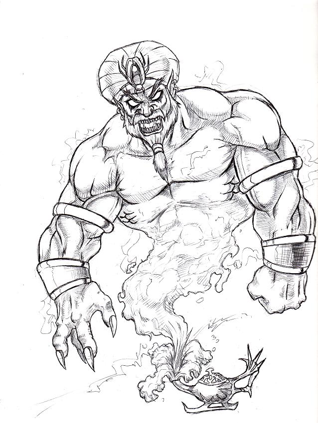 638x850 Genie By Evilhayato