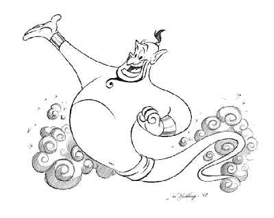 400x318 Blue Sky Disney The Genie Of Pencil And Paper