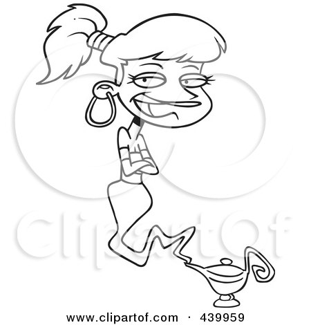 450x470 Royalty Free (Rf) Clip Art Illustration Of A Cartoon Black