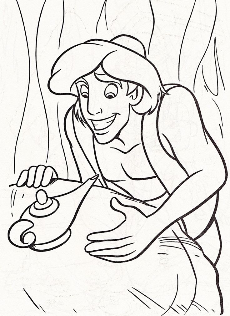 736x1010 Aladdin Finding Genie's Lamp