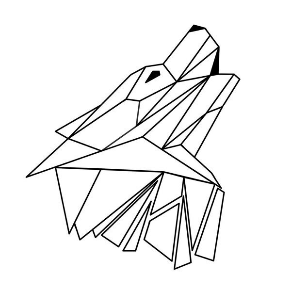 Geometric Animal Drawing at GetDrawings | Free download