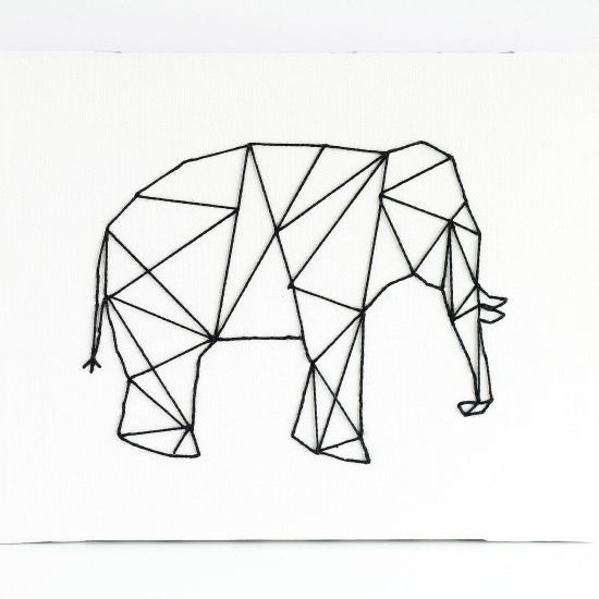 550x550 Geometric Animal Artwork Resume Formats