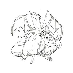 236x236 Geometric Squirtle Geometric Pokemon Tattoo