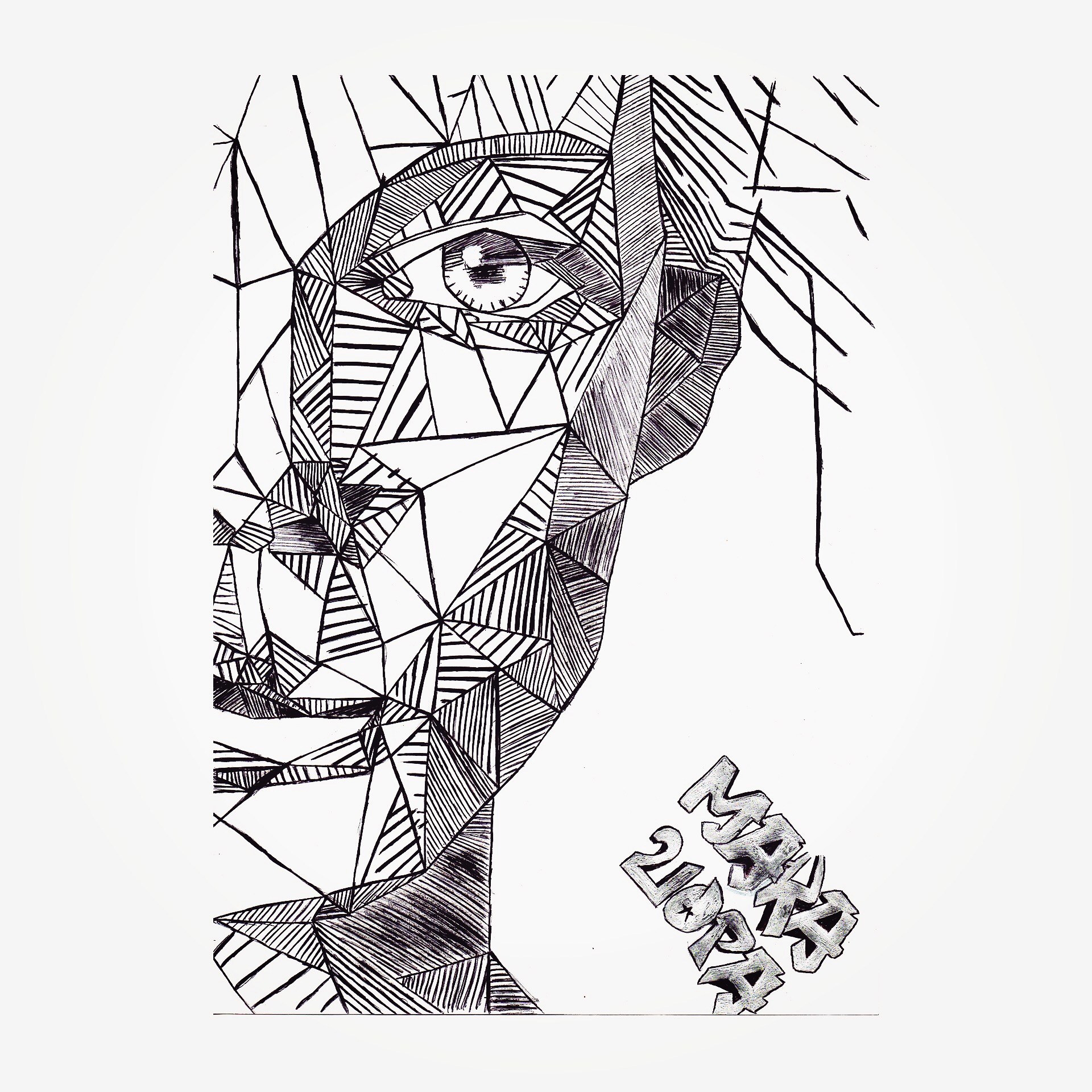 1920x1920 Geometric Art Ce Que J'Aime