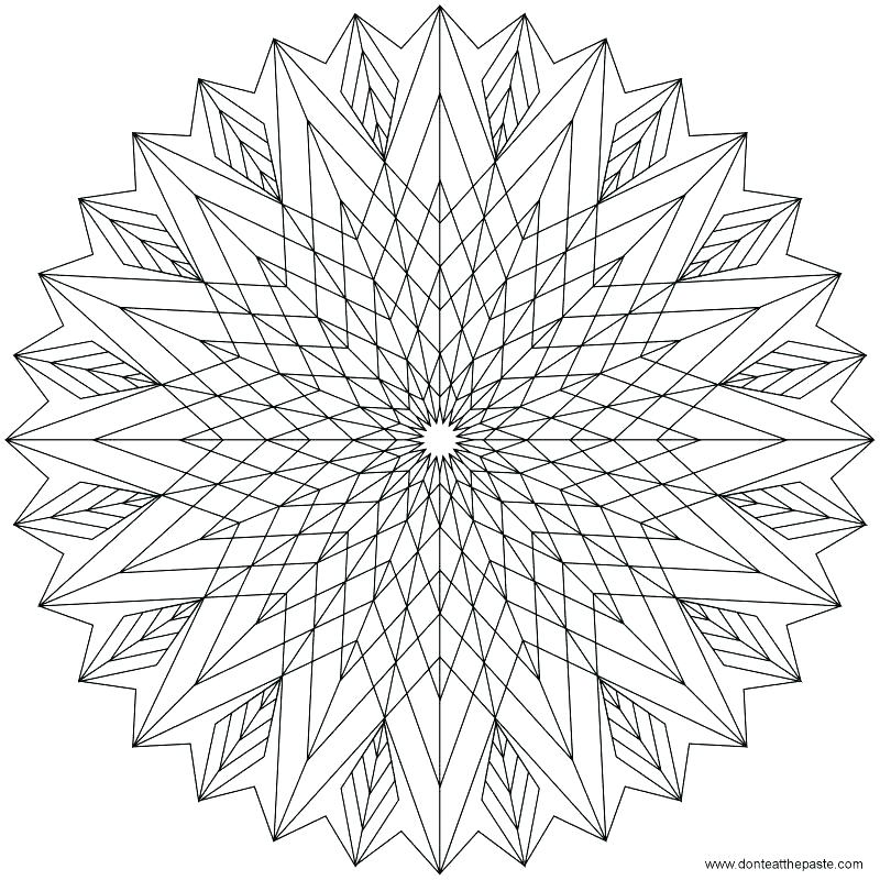 800x800 Geometric Coloring Page Printable Geometric Coloring Pictures