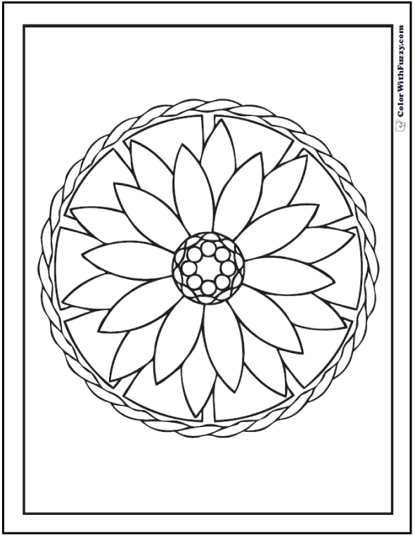 590x762 Geometric Coloring Pages To Print And Customize