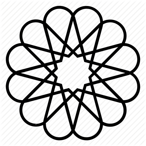 512x512 Arabesque, Arabic, Flower, Geometric, Islamic Art, Ornament