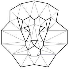 225x225 Image Result For Simple Geometric Lion Black And White Tattoos