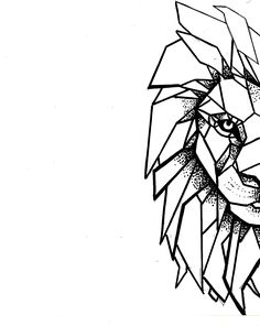 236x296 Geometric Lion