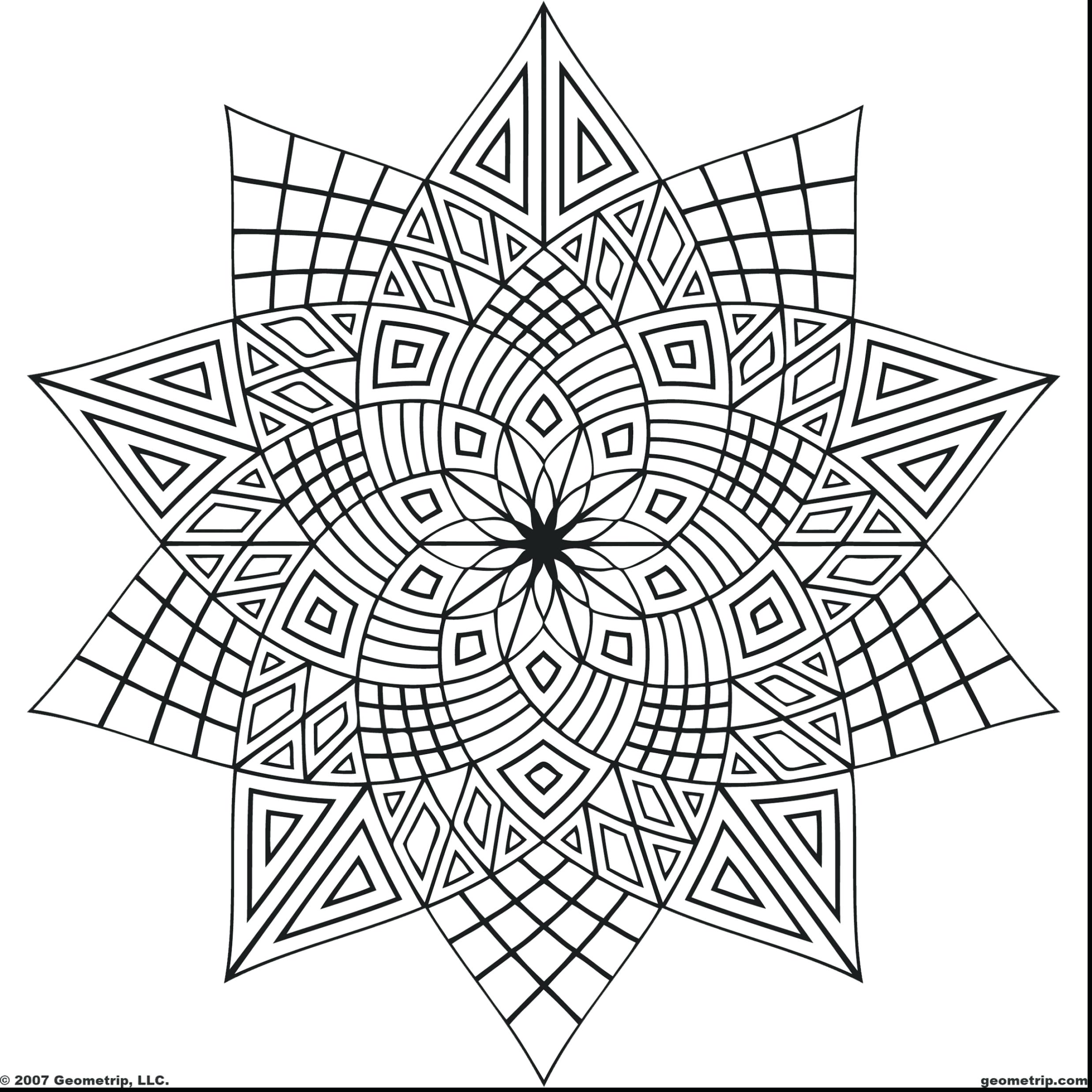 2475x2475 Coloring Geometric Shape Coloring Pages