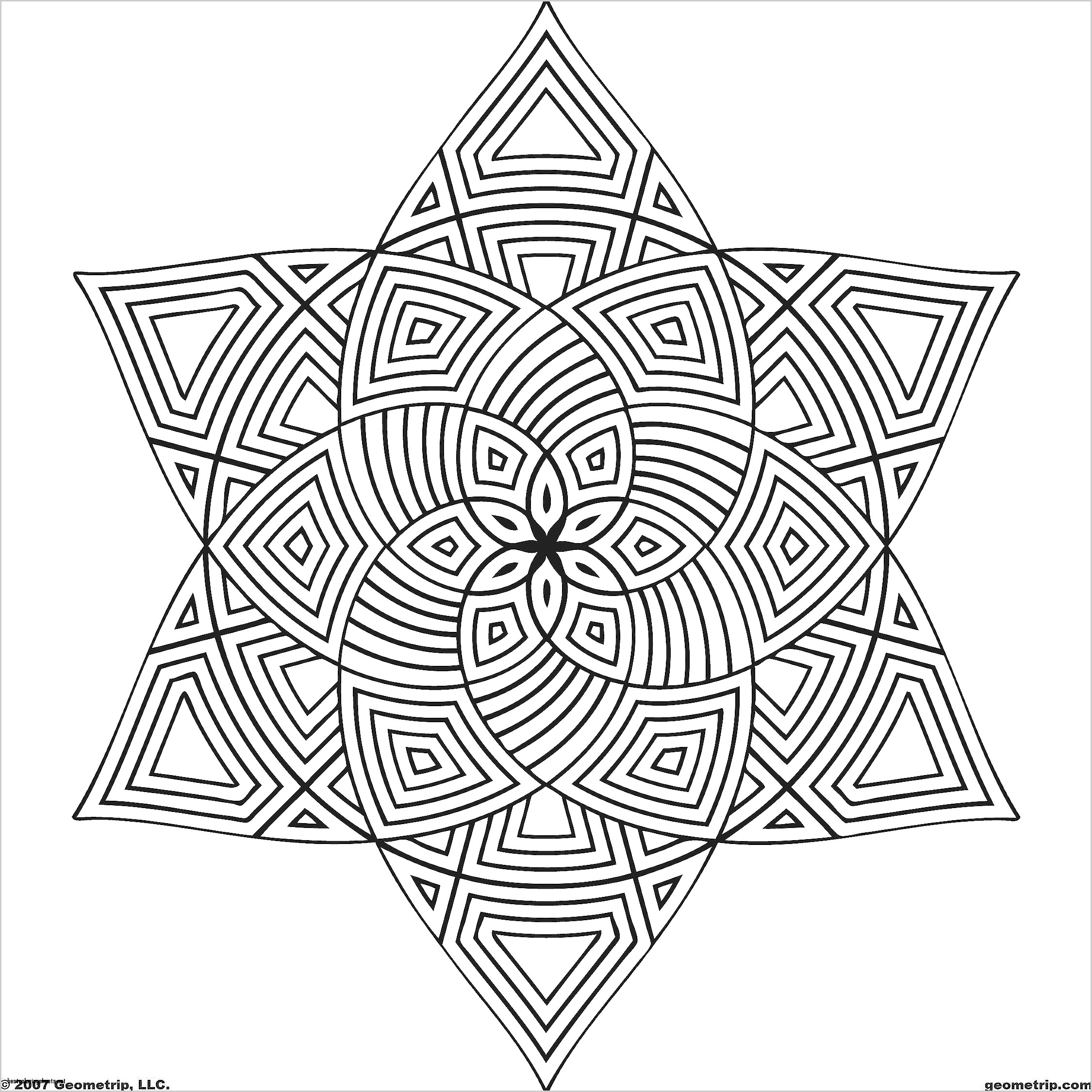 2250x2250 Awesome Coloring Sheets Geometric Shapes Best Coloring Pages
