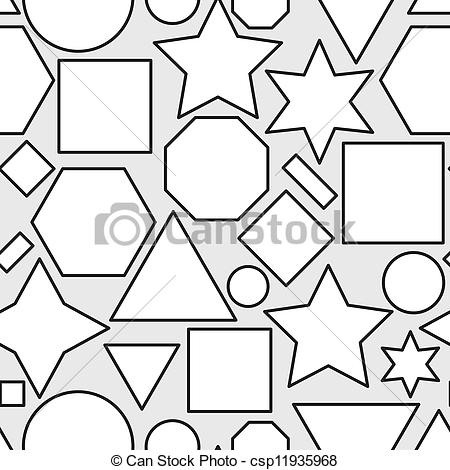 450x470 Geometric Shapes Clip Art Black And White World Of Example