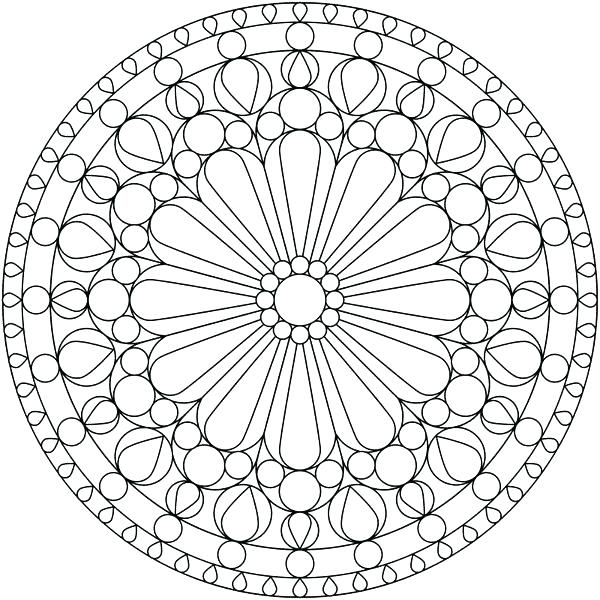 600x600 Geometric Color Pages Best Coloring Printable In Free Adults