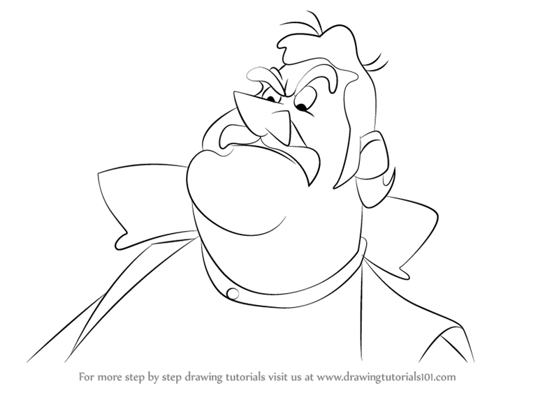 800x566 Learn How To Draw George Darling From Peter Pan (Peter Pan) Step