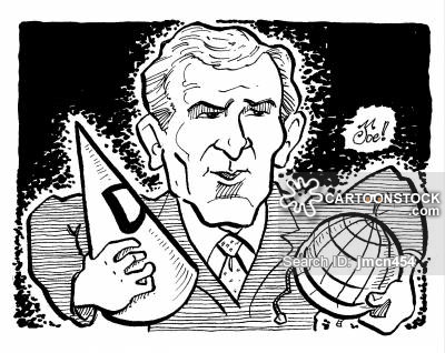 400x318 George W. Bush Cartoons And Comics