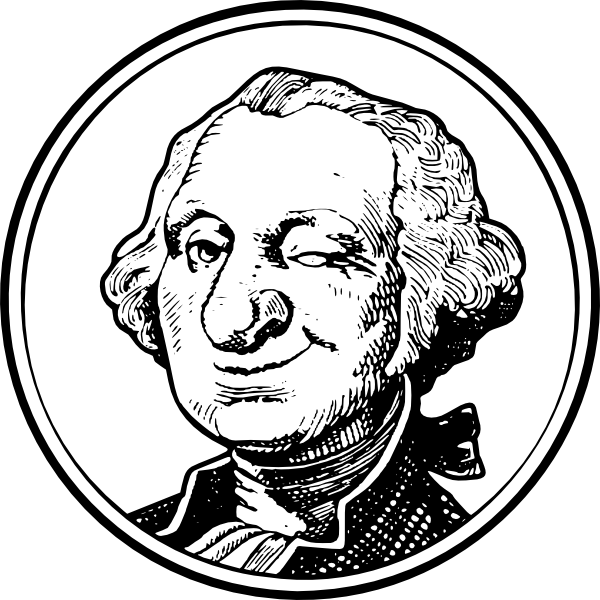 600x600 George Washington Clip Art