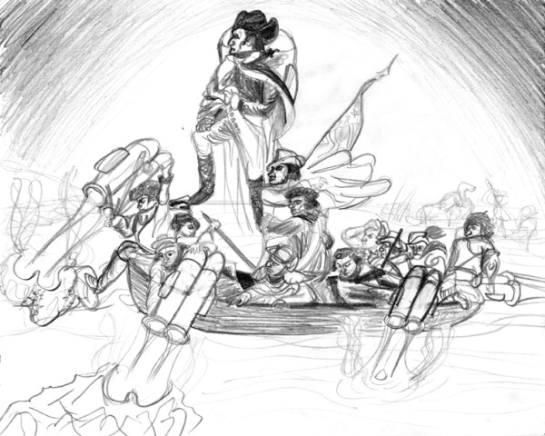 600x480 Jetpackwednesday George Washington Crossing Delaware