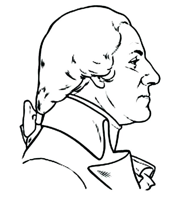 600x733 Lovely Coloring Page Of George Washington Print President