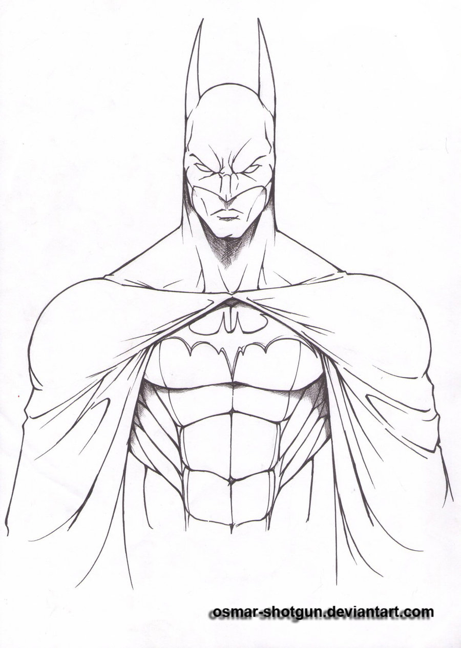 900x1265 New Simple Drawing Simple Drawing Sketch Of Batman New Template