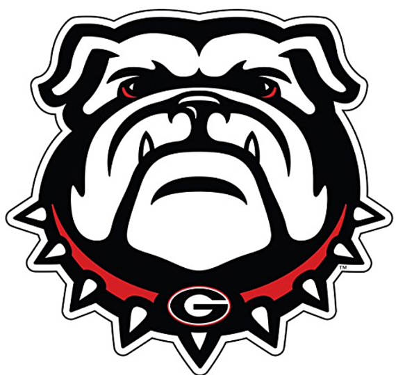 570x539 Georgia Bulldog 4 Premium Die Cut Vinyl Decal Sticker