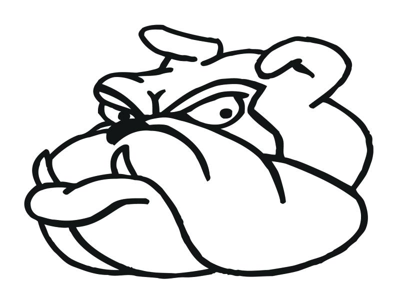 830x616 Bulldog Clipart Bulldog Face Fox Georgia Bulldog Clipart Free