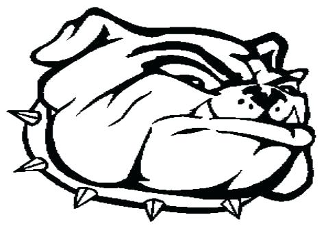476x333 Georgia Bulldog Coloring Pages Logo Pixels Free Georgia Bulldog