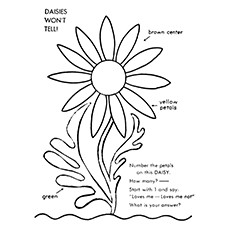 230x230 10 Pretty Daisy Coloring Pages For Toddlers