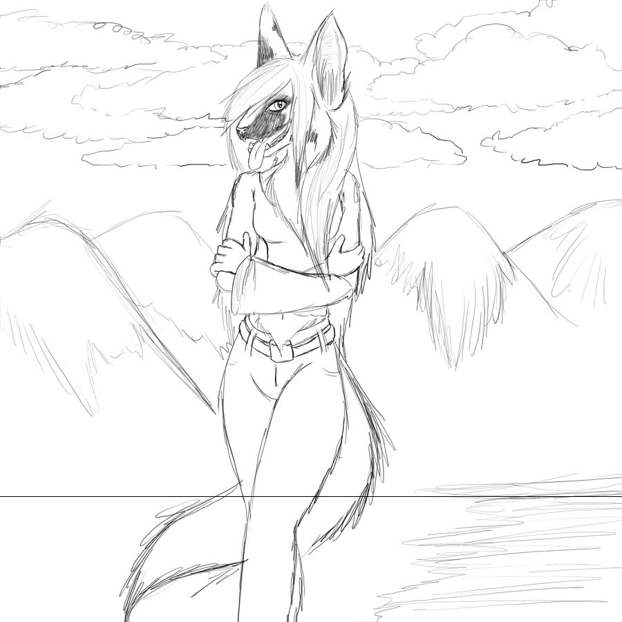 900x900 German Shepherd By Nashika