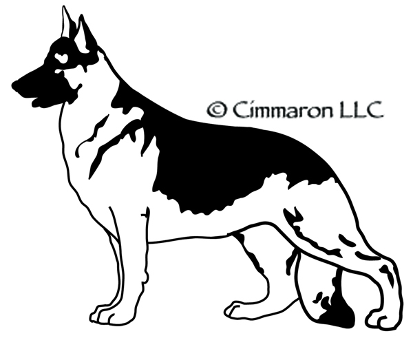 600x491 German Shepherd Drawings 19 Background Wallpaper