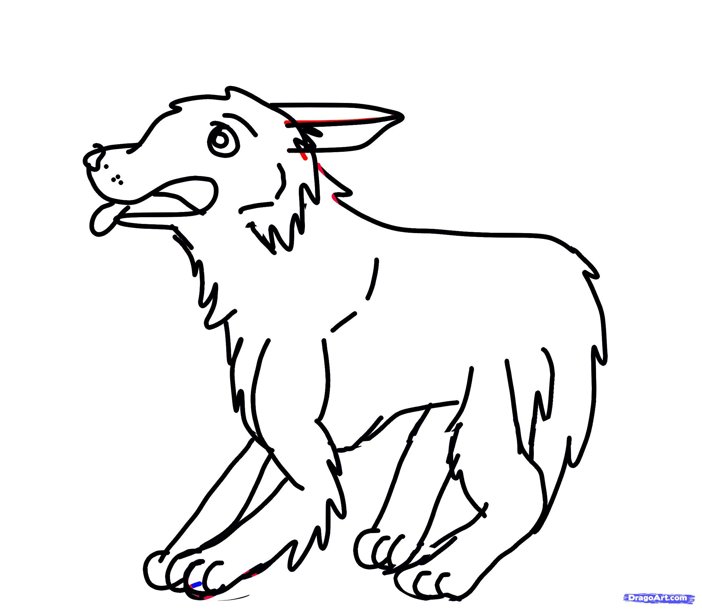 2300x2000 How To Draw A German Shepherd Step By Step