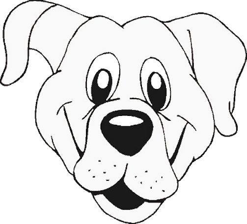 503x456 Coloring Pages Of Dog Faces