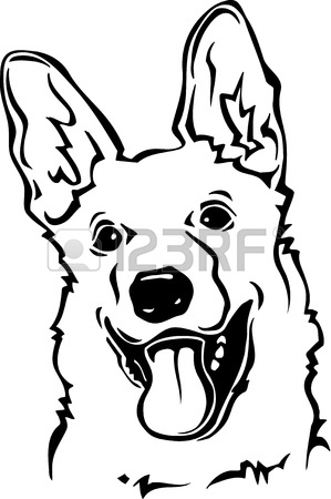 299x450 German Shepherd Royalty Free Cliparts, Vectors, And Stock