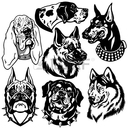 450x450 3,143 German Shepherd Stock Illustrations, Cliparts And Royalty
