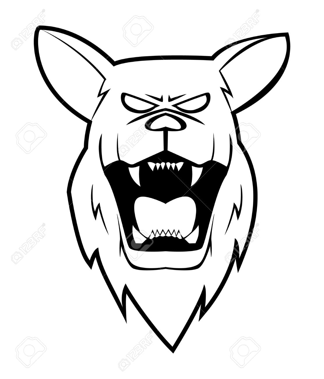 1113x1300 Drawn German Shepherd Angry