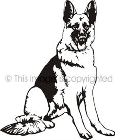 225x273 Police German Shepherd Clipart