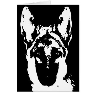 324x324 White German Shepherd Greeting Cards Zazzle Uk