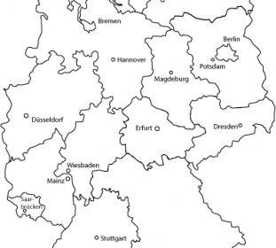 311x280 Political Map Of Germany Vector Clip Art Free Vector Free Download
