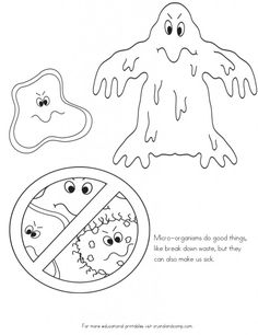 236x306 Germ Coloring Pages To Print Bacteria Coloring Pages Printable