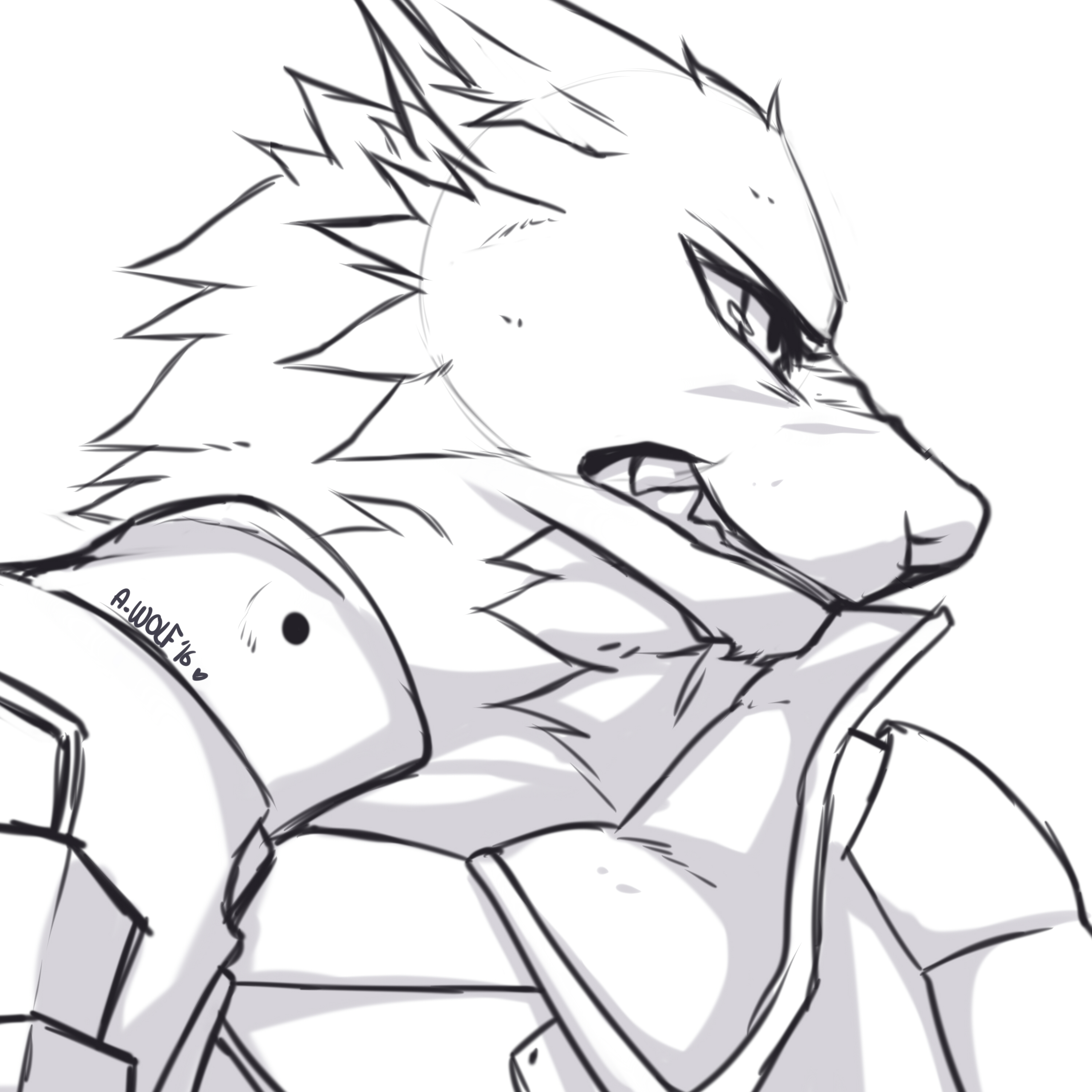 3000x3000 Commander German Shepherd Weasyl