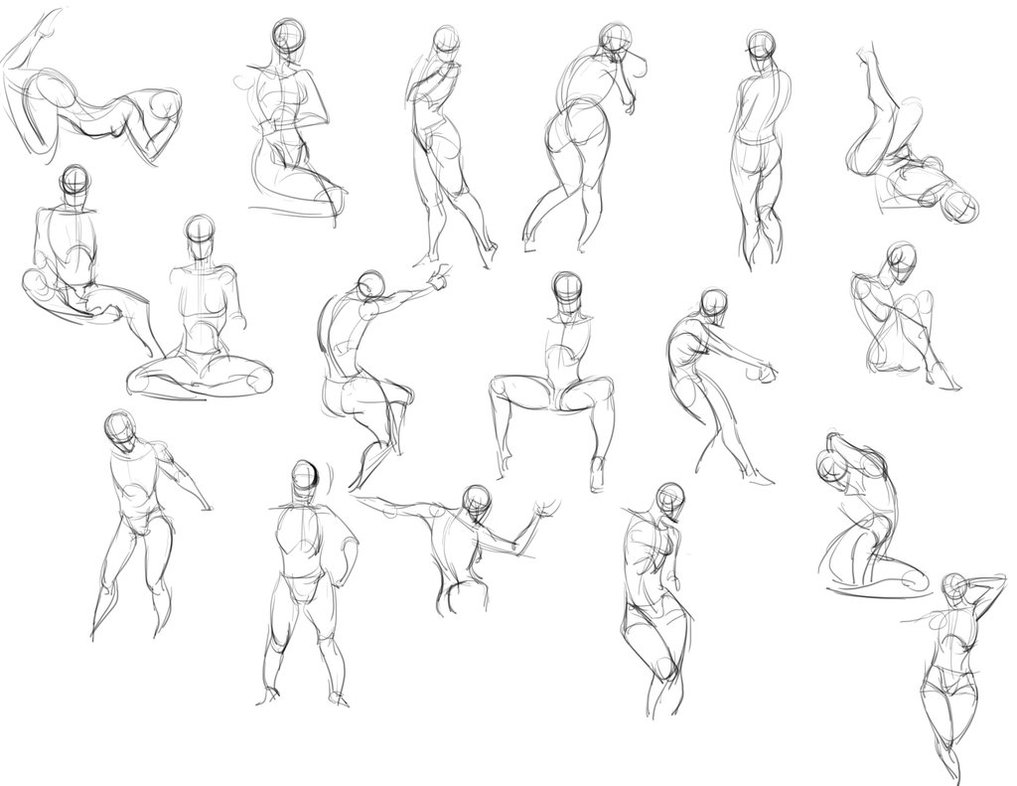 1017x786 Quickposes 20 Minute Gesture Drawing By Tangnamoo